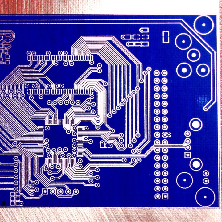 Press-n-Peel Blue PCB Toner Transfer Paper A4 (1 Sheet)