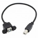 Panel Mount USB B Extension Cable