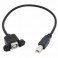 Panel Mount USB B Extension Cable