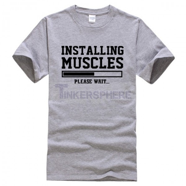 $12.79 - Installing Muscles T-Shirt - Tinkersphere