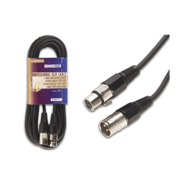 XLR Cable Male to Female (9.75ft)