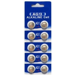 AG13 / LR44 1.5V Coin Cell Batteries (10 Pack)