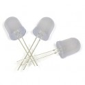 Large 10mm Diffused LEDs: 10 pack