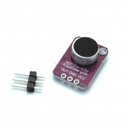 electret amplifier microphone adjustable module MAX4466 Audio amplifier 