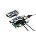 4 Port USB Hub Hat for Raspberry Pi Zero