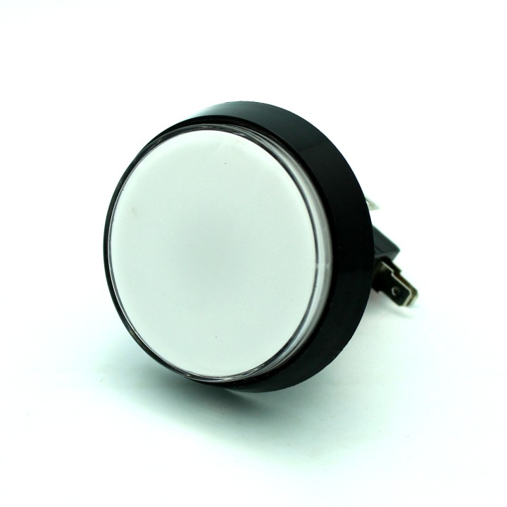 2 Inch Arcade Button - White Illuminated