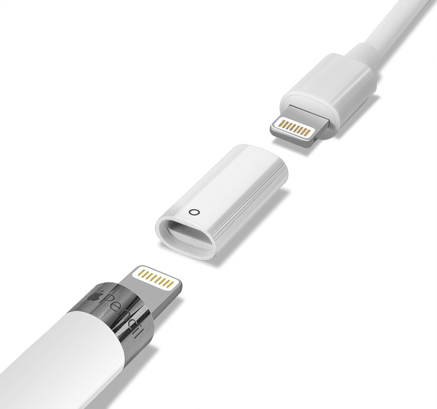 $ - Apple Pencil Charging Adapter - Female to Female Lightning -  Tinkersphere