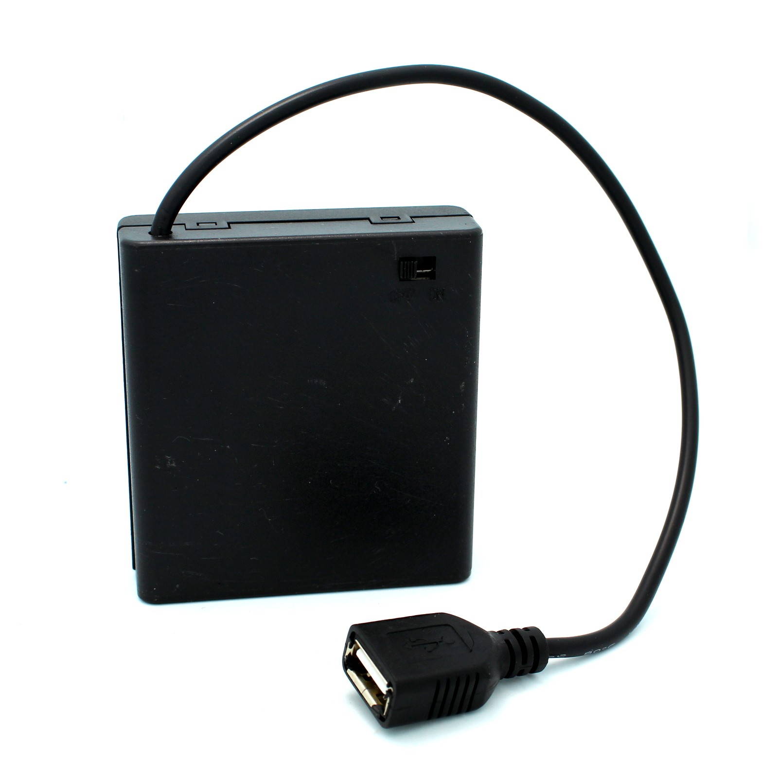 $4.25 - Raspberry Pi Battery Pack: 4 AA Battery Holder with USB Output -  Tinkersphere