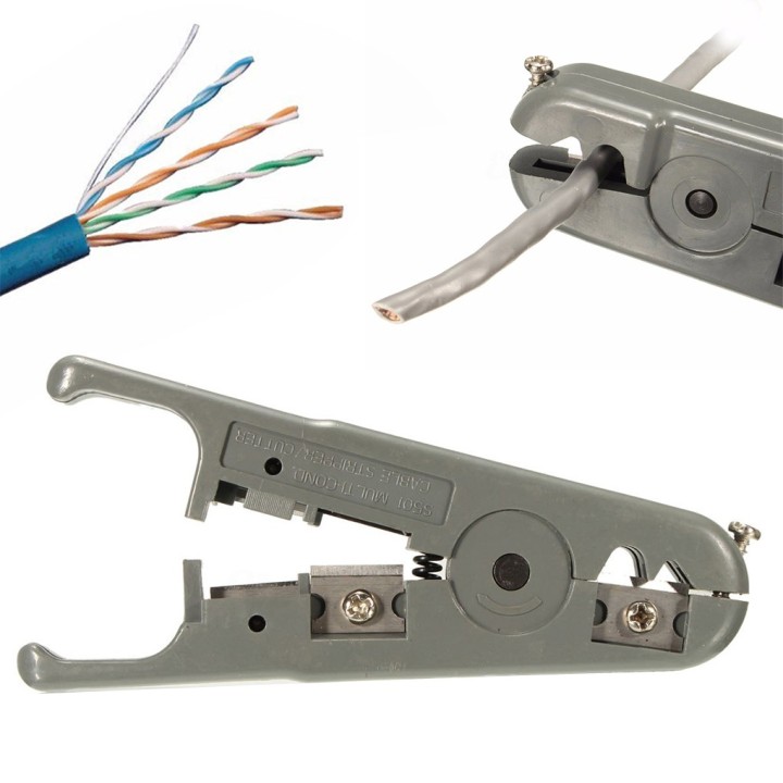 UTP/STP Cable Stripper for Round or Flat Cable