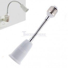Light Socket Extender Lamp Bulb Adapter Flexible Extension (19CM) 