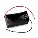 Single D Battery Holder with Wires