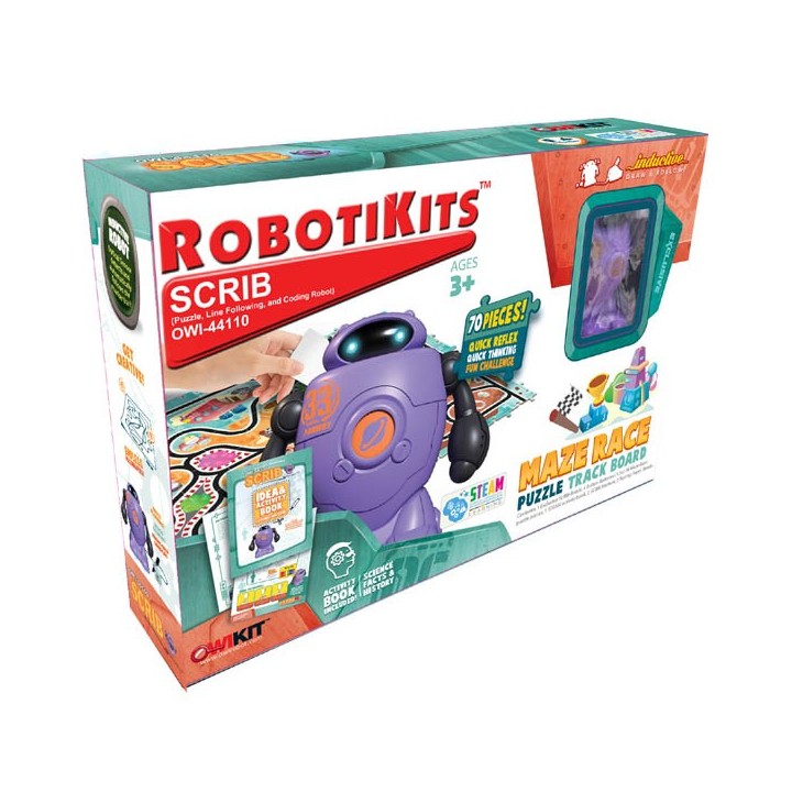 Puzzle, Line Following and Coding Robot