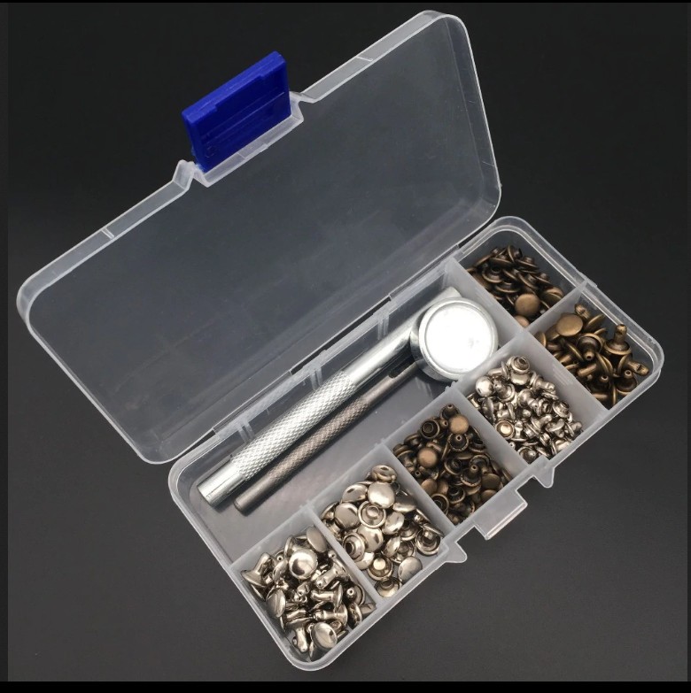 $12.99 - Rivet Set with Tools - Tinkersphere