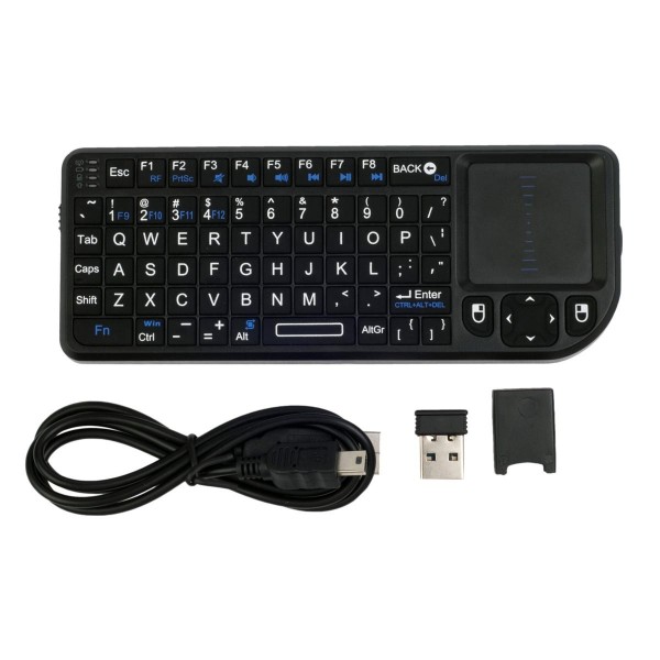 Wireless MINI Mouse & Keyboard for Raspberry PI BK HK 