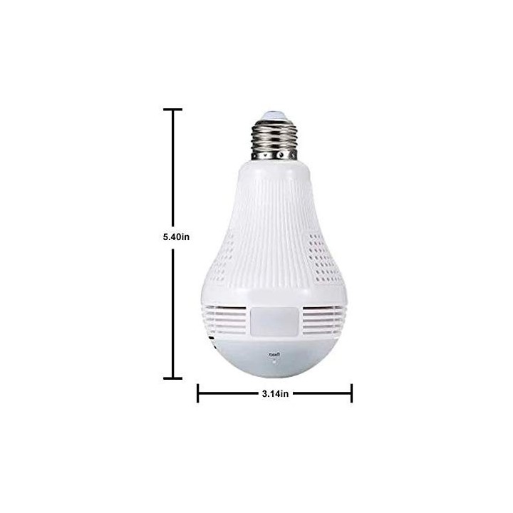Nanny Cam Light Bulb Hidden Camera with App
