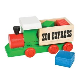 Wooden Zoo Train