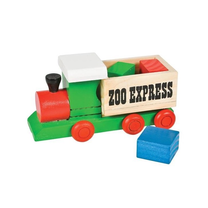 Wooden Zoo Train