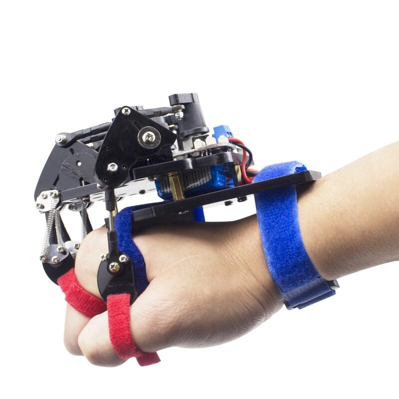 Open Source Glove/Wearable Mechanical Glove/Somatosensory Control of Exoskeleton 