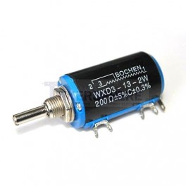 WXD3-13-2W 200 ohm Rotary Multi-turn Wirewound Precision Potentiometer