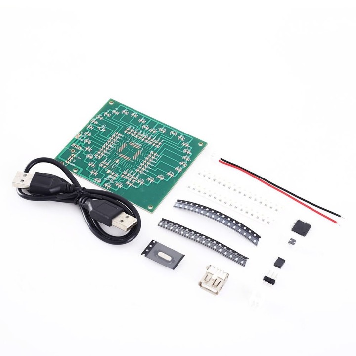 SMD LED Heart Soldering Kit