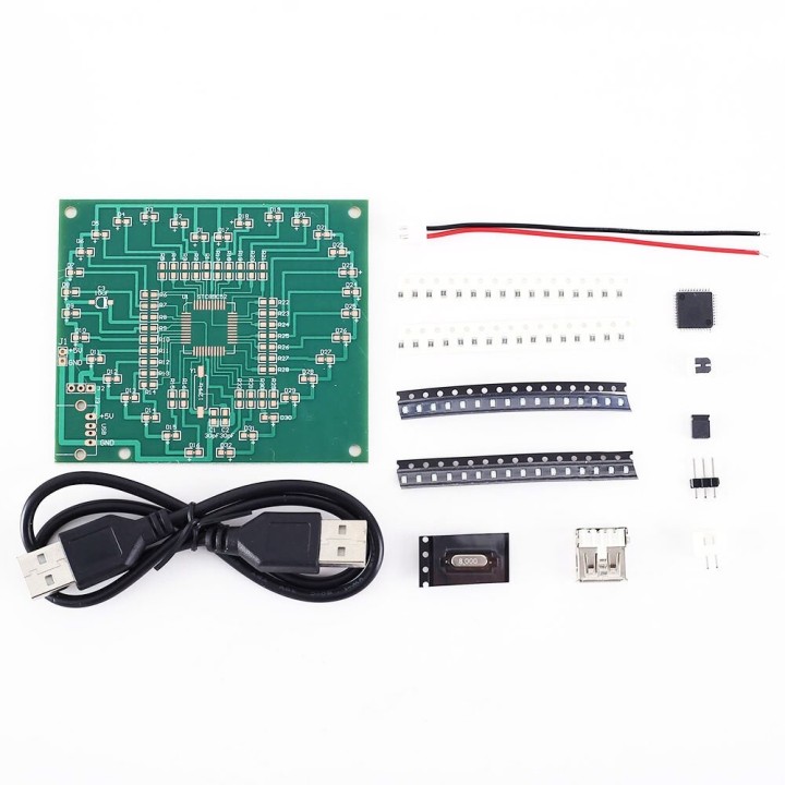 SMD LED Heart Soldering Kit