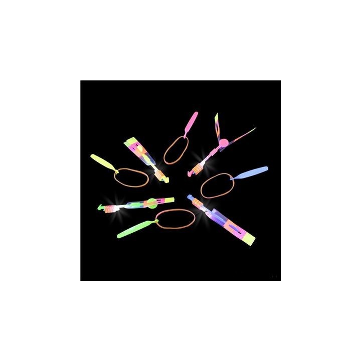 Light Up Slingshot Flying Helicopter Toy