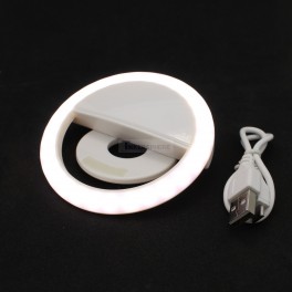 Selfie Light Ring - Clip On USB Rechargeable