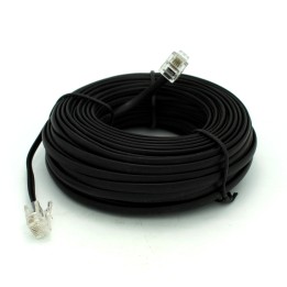 RJ11 Telephone Cable 50ft Black