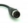MIDI Plug to 1/4" Adapter Cable: 5-pin DIN to Stereo