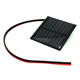 Solar Panel 4V 60mA 0.24 Watt with Wire Leads