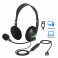 Usb Headset W/ Microphone Noise Cancelling Computer Headphone For PC USB