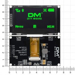 Diymore 2.42" OLED Digital IIC I2C SPI Serial 12864 128X64 Pixel LCD Screen Display Module SSD1309 (Green)