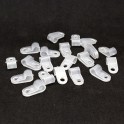 Clear Wire Mounting Clips (20 pack) for Cable Management