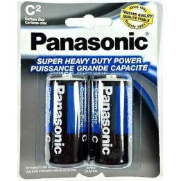 Panasonic 2 Pack C Batteries