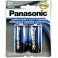 Panasonic 2 Pack C Batteries