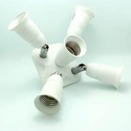 5 to 1 Light Bulb Socket Splitter Spotlight