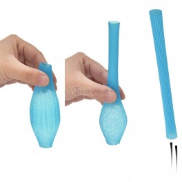 Blue Plastic Mesh Tube Spring Boinks Finger Trap Kids Fidget Toy Novelty Party Bag Xmas Stocking Filler Blue Plastic Mesh Tube Spring Boinks Finger Trap Kids Fidget Toy Novelty Party Bag Xmas Stocking Filler