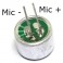 9x7mm Electret Microphone - Omni-directional