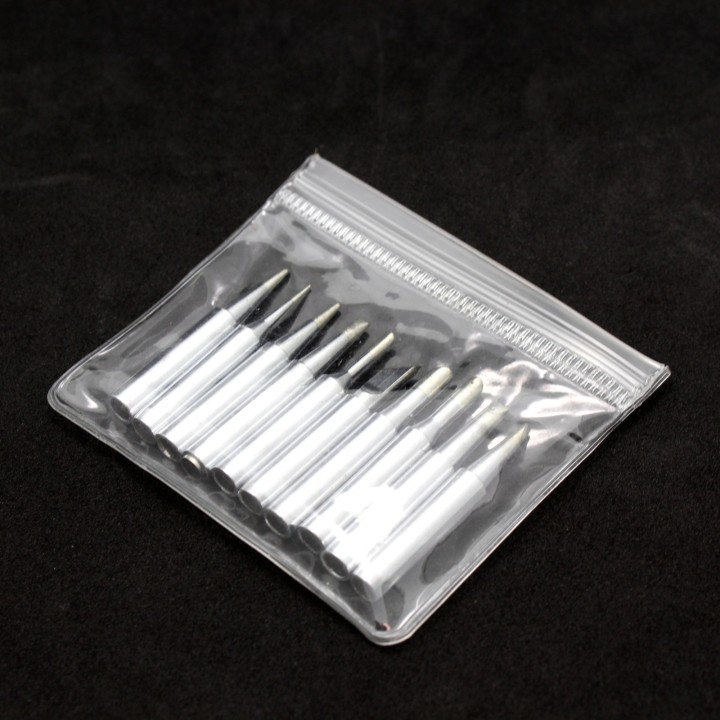 Soldering Station 10pc Tip Set 900M-T-K For Hakko 936 Fx888/888D SAIKE 909D/852