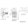 B1K Linear 1K Ohm Potentiometer