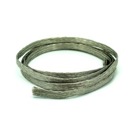 Conductive Ribbon 5mm Tinned Copper - Silver Colored