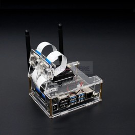 Yahboom Jetson Nano Development Board Acrylic NVIDIA Protective Case With Cooling Fan Compatible B01