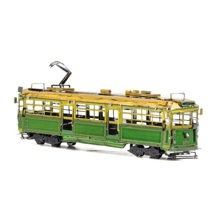 Melbourne W Class Tram 3D Cut Steel Model