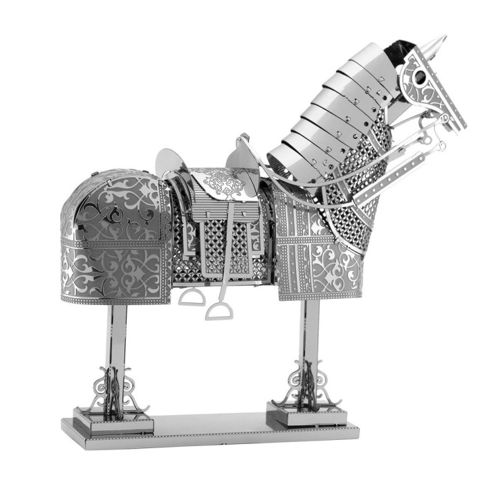 Horse Armor 3D Laser Cut Steel Model Kit