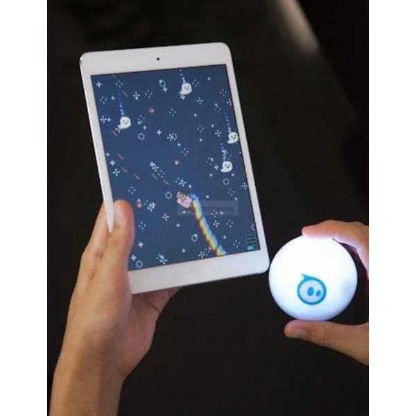 White SPHEROS002 Sphero iOS and Android App Controlled Robotic Ball 