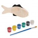 Fish Wood Model Paint Kit